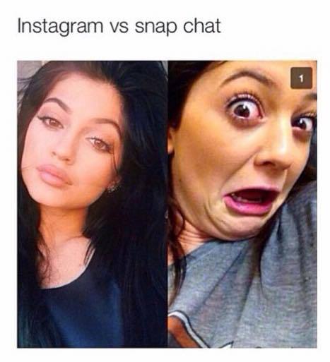 instagram vs snapchat